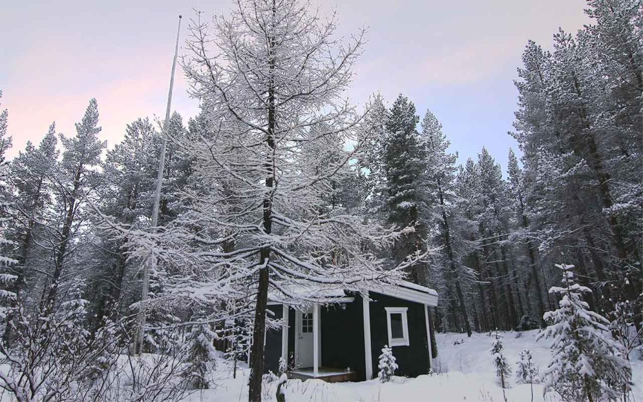 Villa Arctic Island - Remote Island, Reachable Only By Boat Or Snowmobile à Kurravaara Extérieur photo